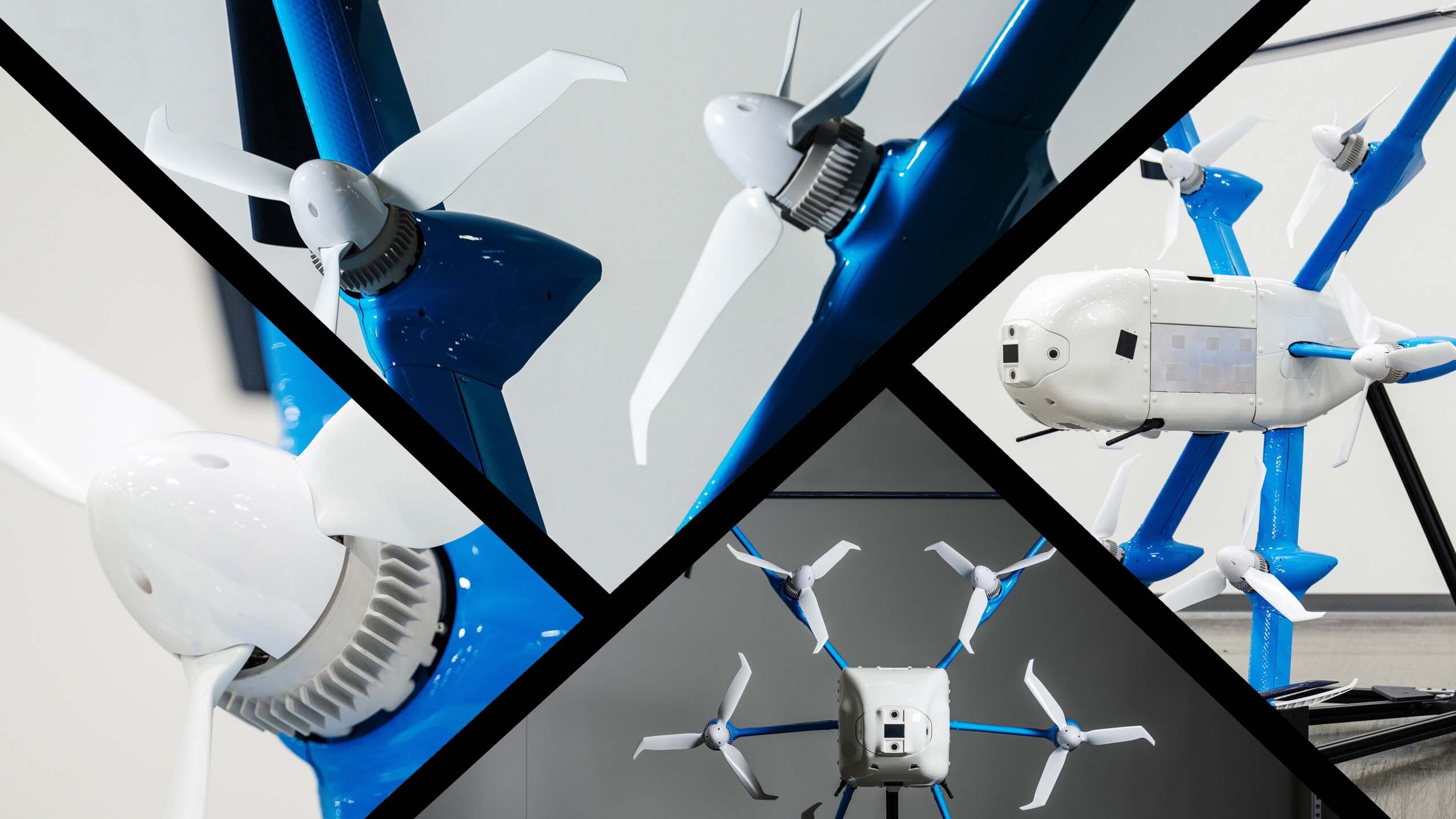 collage of images of the mk30 prime air delivery drone